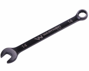 Klucz płasko-oczkowy 14 mm. CrV  standard ASME B107-2010 Waryński