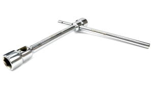 Klucz krzyżakowy do kół 32 x 33mm wzmocniony  wkladany uchwyt Waryński