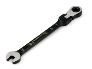 Klucz płasko-oczkowy 6 mm z grzechotką 72 zęby i przegubem Waryński