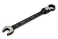 Klucz płasko-oczkowy 18 mm z grzechotką 72 zęby i przegubem Waryński-78523