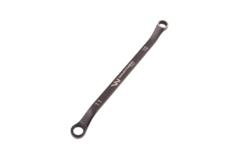 Klucz oczkowy odsadzony 10 x 11 mm. CrV standard ASME B107.9 Waryński-70345