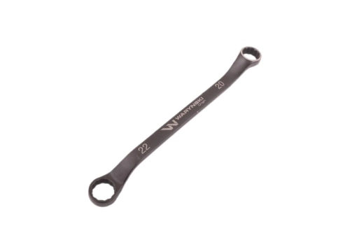 Klucz oczkowy odsadzony 20 x 22 mm. CrV standard ASME B107.9 Waryński-70361