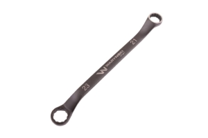 Klucz oczkowy odsadzony 21 x 23 mm. CrV standard ASME B107.9 Waryński