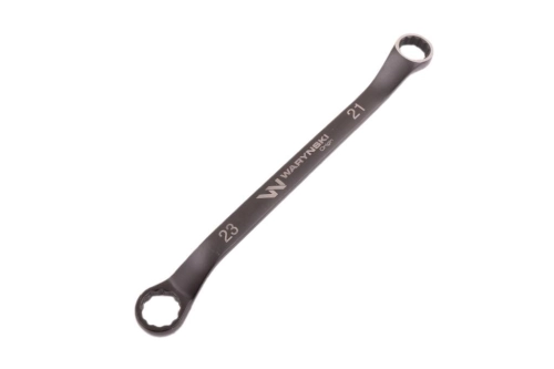 Klucz oczkowy odsadzony 21 x 23 mm. CrV standard ASME B107.9 Waryński-70363
