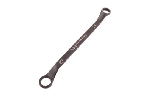 Klucz oczkowy odsadzony 24 x 27 mm. CrV standard ASME B107.9 Waryński-70365