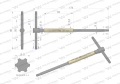 Klucz T ze spinnerem TORX T27 Waryński-71269