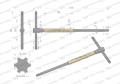 Klucz T ze spinnerem TORX T30 Waryński-71236