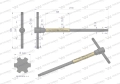 Klucz T ze spinnerem TORX T40 Waryński-71221