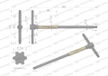 Klucz T ze spinnerem TORX T45 Waryński-71218