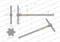 Klucz T ze spinnerem TORX T50 Waryński-71251