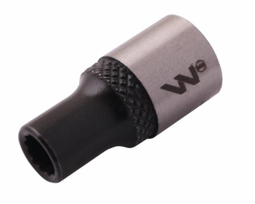 Nasadka dwunastokątna 1/4". 4.5 mm. CrV50BV30. DIN 3124. Waryński-69072