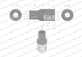 Nasadka dwunastokątna 1/4". 5.5 mm. CrV50BV30. DIN 3124. Waryński-69083