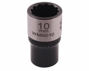 Nasadka dwunastokątna 1/4". 10 mm. CrV50BV30. DIN 3124. Waryński