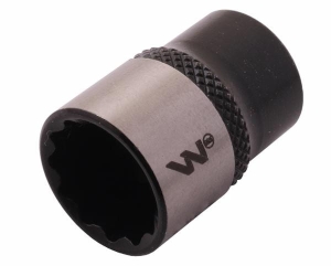 Nasadka dwunastokątna 1/4". 12 mm. CrV50BV30. DIN 3124. Waryński