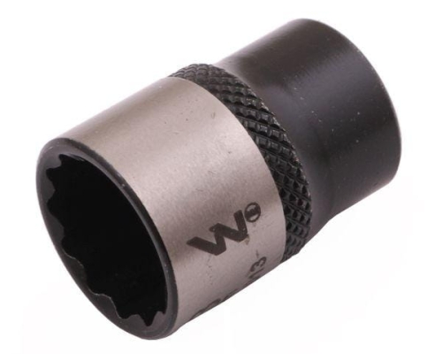 Nasadka dwunastokątna 1/4". 13 mm. CrV50BV30. DIN 3124. Waryński-69112