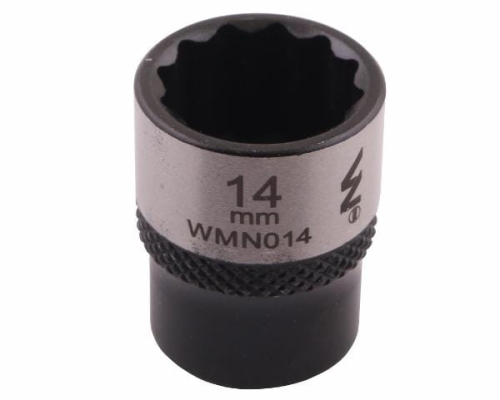 Nasadka dwunastokątna 1/4". 14 mm. CrV50BV30. DIN 3124. Waryński-69116