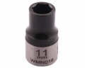 Nasadka sześciokątna 1/2". 11 mm. CrV50BV30. DIN 3124. Waryński-68794