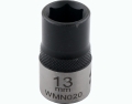 Nasadka sześciokątna 1/2". 13 mm. CrV50BV30. DIN 3124. Waryński-68807