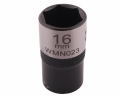 Nasadka sześciokątna 1/2". 16 mm. CrV50BV30. DIN 3124. Waryński-68818