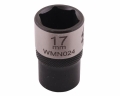 Nasadka sześciokątna 1/2". 17 mm. CrV50BV30. DIN 3124. Waryński-68820