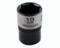 Nasadka sześciokątna 1/2". 19 mm. CrV50BV30. DIN 3124. Waryński-68830