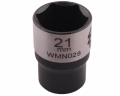 Nasadka sześciokątna 1/2". 21 mm. CrV50BV30. DIN 3124. Waryński-68835