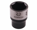 Nasadka sześciokątna 1/2". 23 mm. CrV50BV30. DIN 3124. Waryński-68843