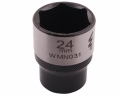 Nasadka sześciokątna 1/2". 24 mm. CrV50BV30. DIN 3124. Waryński-68849