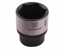 Nasadka sześciokątna 1/2". 30 mm. CrV50BV30. DIN 3124. Waryński-68855