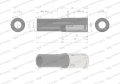 Nasadka sześciokątna 1/2". 13 mm. długa. CrV50BV30. DIN 3124. Waryński-68885