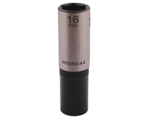 Nasadka sześciokątna 1/2". 16 mm. długa. CrV50BV30. DIN 3124. Waryński-68949