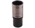 Nasadka sześciokątna 1/2". 26 mm. długa.  CrV50BV30. DIN 3124. Waryński-68989