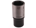 Nasadka sześciokątna 1/2". 28 mm. długa. CrV50BV30. DIN 3124. Waryński-69019