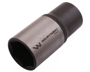Nasadka sześciokątna 1/2". 32 mm. długa. CrV50BV30. DIN 3124. Waryński