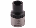 Nasadka dwunastokątna 3/8". 8 mm. CrV50BV30. DIN 3124. Waryński-68897