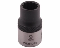 Nasadka dwunastokątna 3/8". 9 mm. CrV50BV30. DIN 3124. Waryński-68901