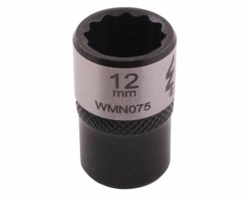 Nasadka dwunastokątna 3/8". 12 mm. CrV50BV30. DIN 3124. Waryński-68911
