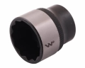 Nasadka dwunastokątna 3/8". 24 mm. CrV50BV30. DIN 3124. Waryński-69014