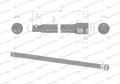 Przedłużka 3/8". 250mm, Waryński-69431