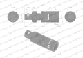 Przegub uniwersalny 1/2", Waryński-69438