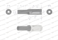 Nasadka dwunastokątna 1/4". 5.5 mm. długa. CrV50BV30. DIN 3124. Waryński-69134