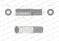 Nasadka dwunastokątna 1/4". 9 mm. długa. CrV50BV30. DIN 3124. Waryński-69151