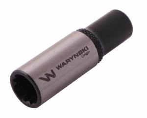 Nasadka dwunastokątna 1/4". 10 mm. długa. CrV50BV30. DIN 3124. Waryński