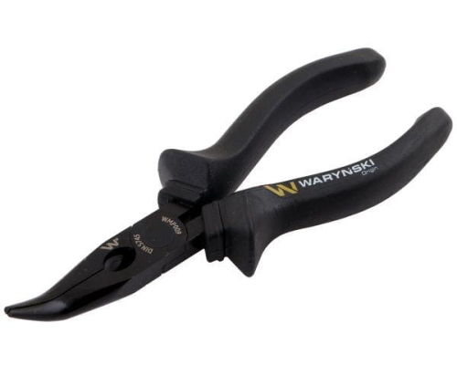 Szczypce wydłużone wygięte 160 mm Waryński-68664