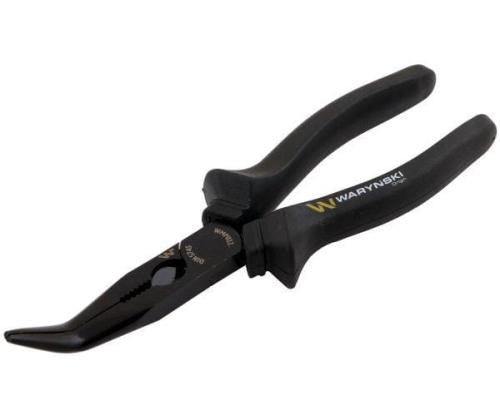 Szczypce wydłużone wygięte 200 mm Waryński-68667