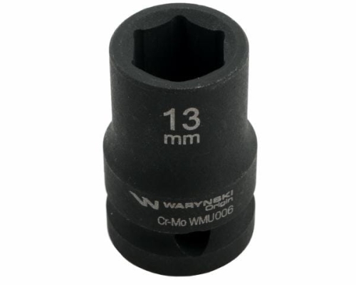 Nasadka udarowa sześciokątna 1/2". 13 mm. CrMo. DIN 3129. Waryński-69346