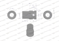Nasadka udarowa sześciokątna 1/2". 13 mm. CrMo. DIN 3129. Waryński-69348