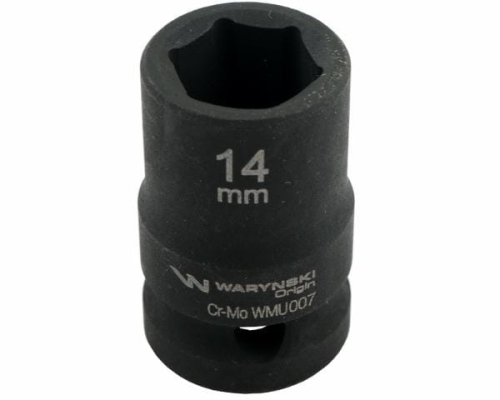 Nasadka udarowa sześciokątna 1/2". 14 mm. CrMo. DIN 3129. Waryński-69350