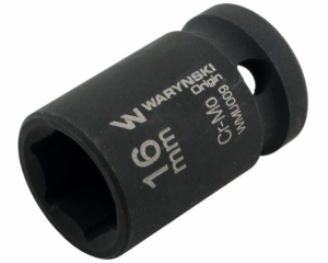 Nasadka udarowa sześciokątna 1/2". 16 mm. CrMo. DIN 3129. Waryński