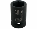 Nasadka udarowa sześciokątna 1/2". 16 mm. CrMo. DIN 3129. Waryński-69361